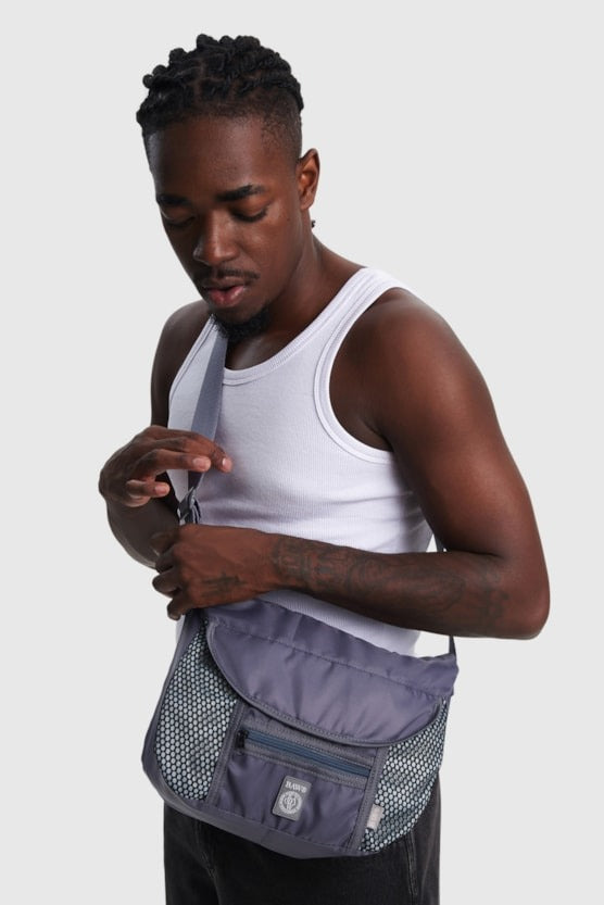 Shoulder Bag BAW - Cross Body Sporty Classy - Cinza