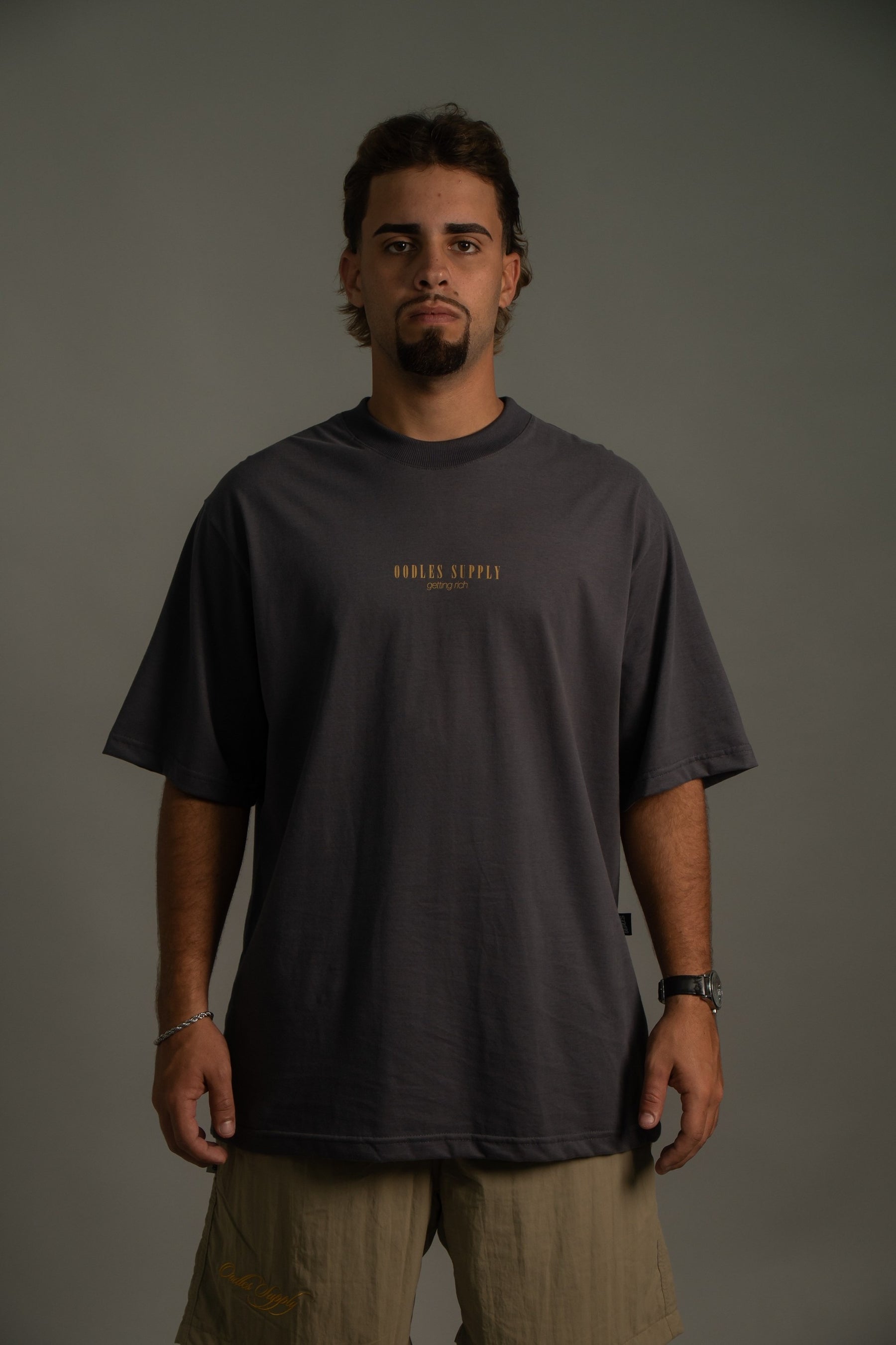 Camiseta Oodles - Rich - Cinza