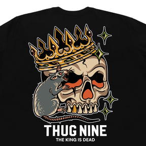 Camiseta Thug Nine - King is Dead - Black