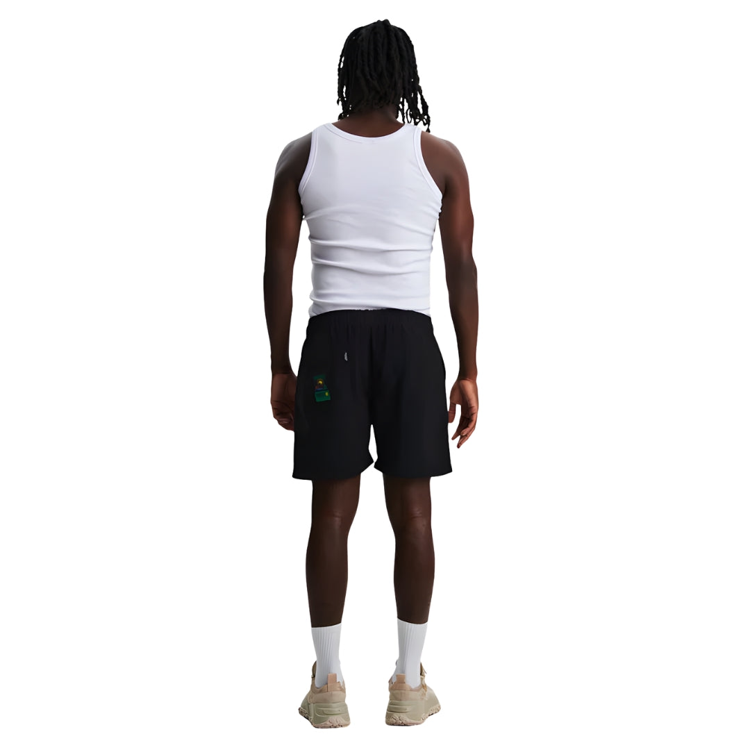 Short BAW - Beach Sun BAW x Smiley - Preto