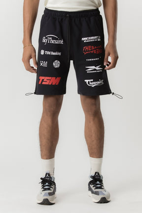 Bermuda The Saint - Moletom Wave Seam - Black