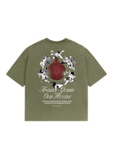 Camiseta Oodles - Guardian Angel - Musgo