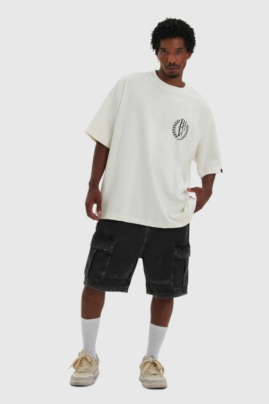 Camiseta BAW - Oversized  Classy - Off White