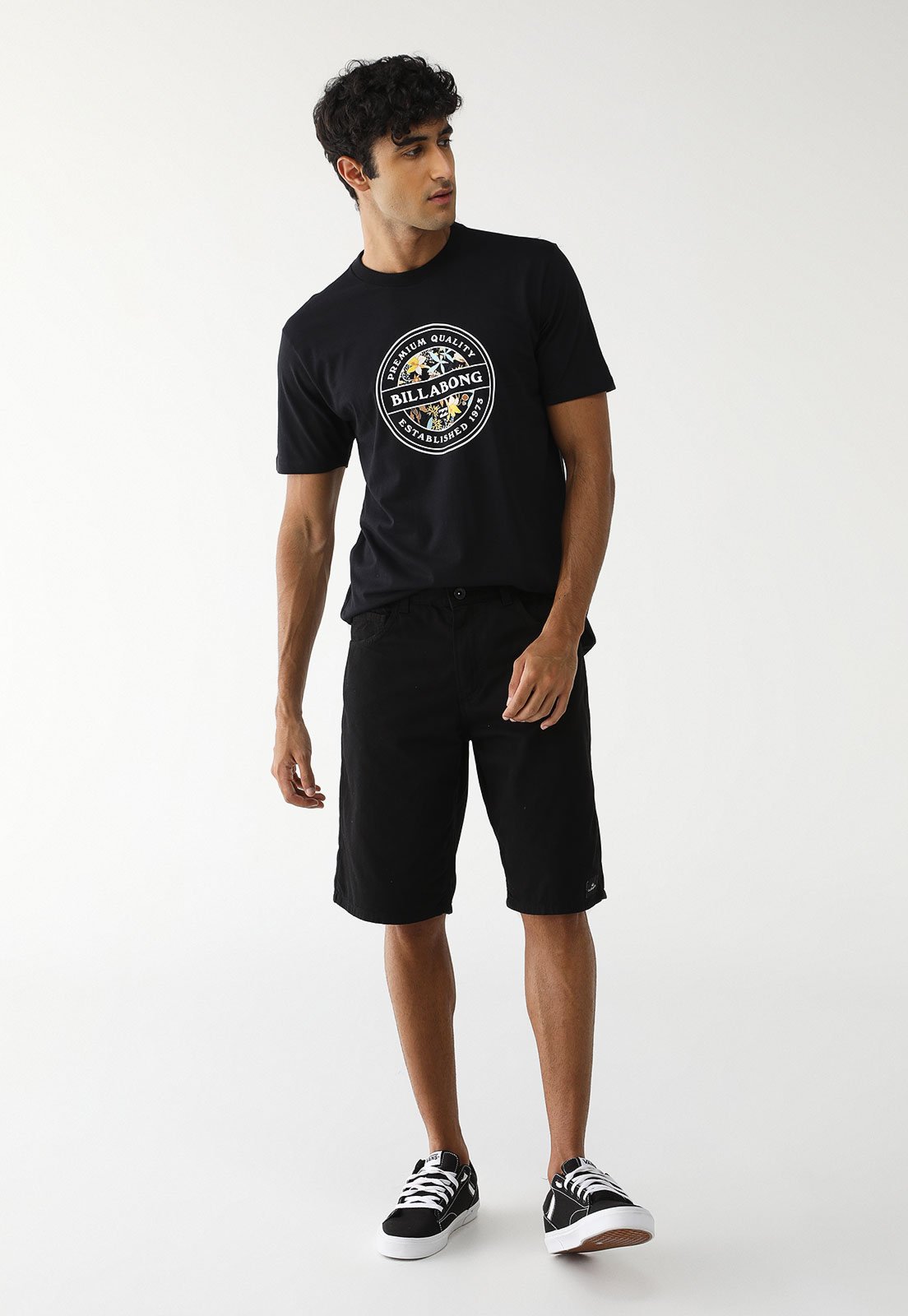 Camiseta Billabong - Rotor II - Preto