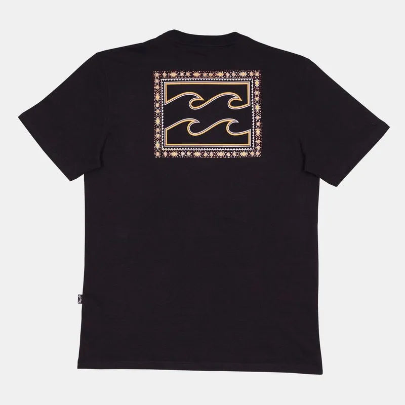 Camiseta Billabong - Crayon Wave - Preto
