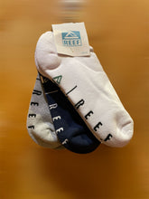 Kit C/3 Meias Reef - Atoalhada - Branco/Marinho/Cinza (Cano Baixo)