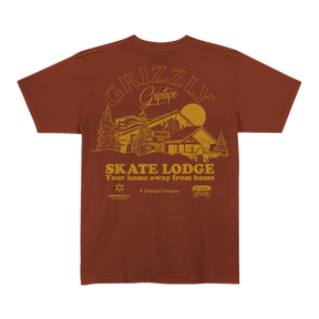 Camiseta Grizzly - Skate Lodge - Rust