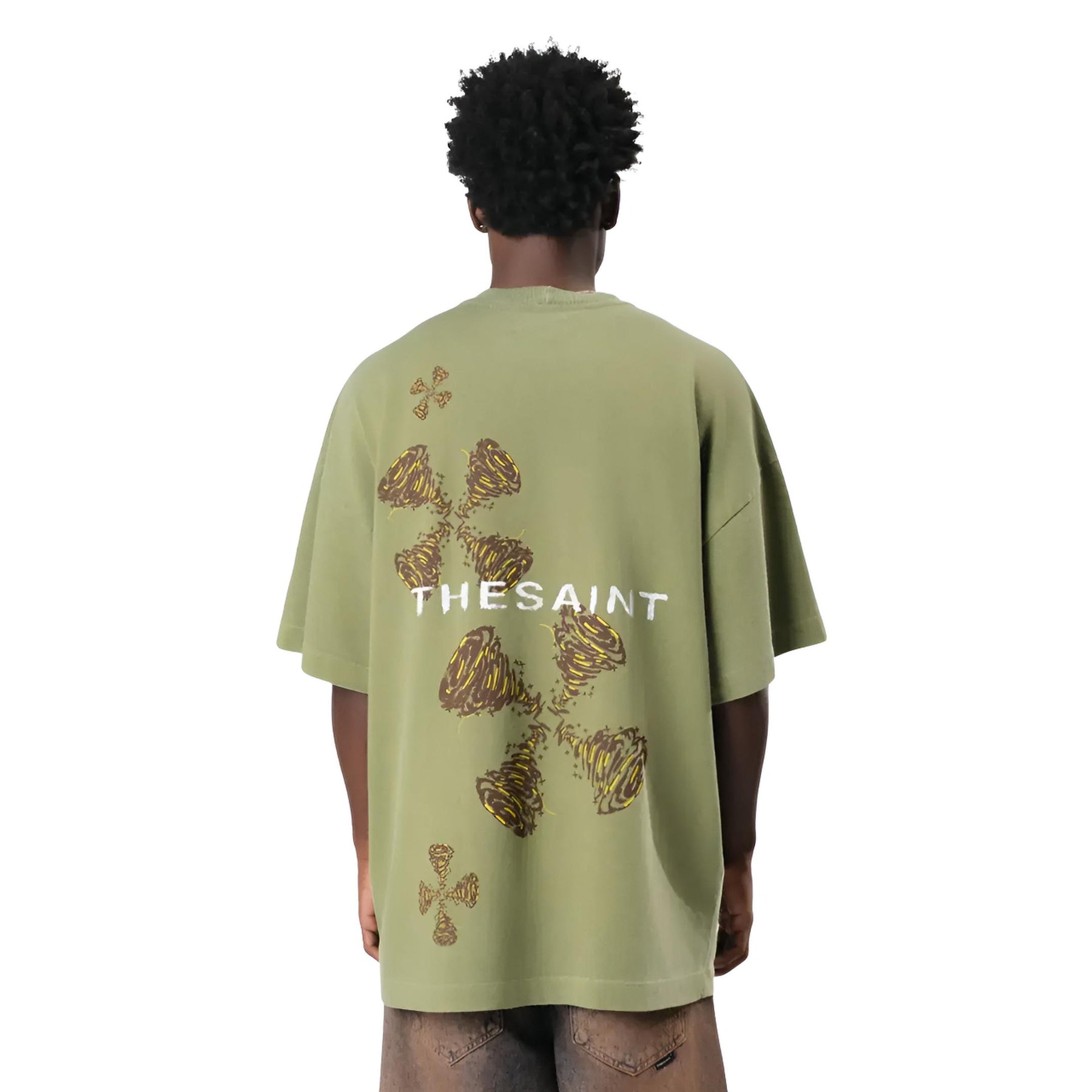 Camiseta The Saint - Oversized Redemoinho X - Dark Green