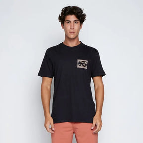 Camiseta Billabong - Crayon Wave - Preto