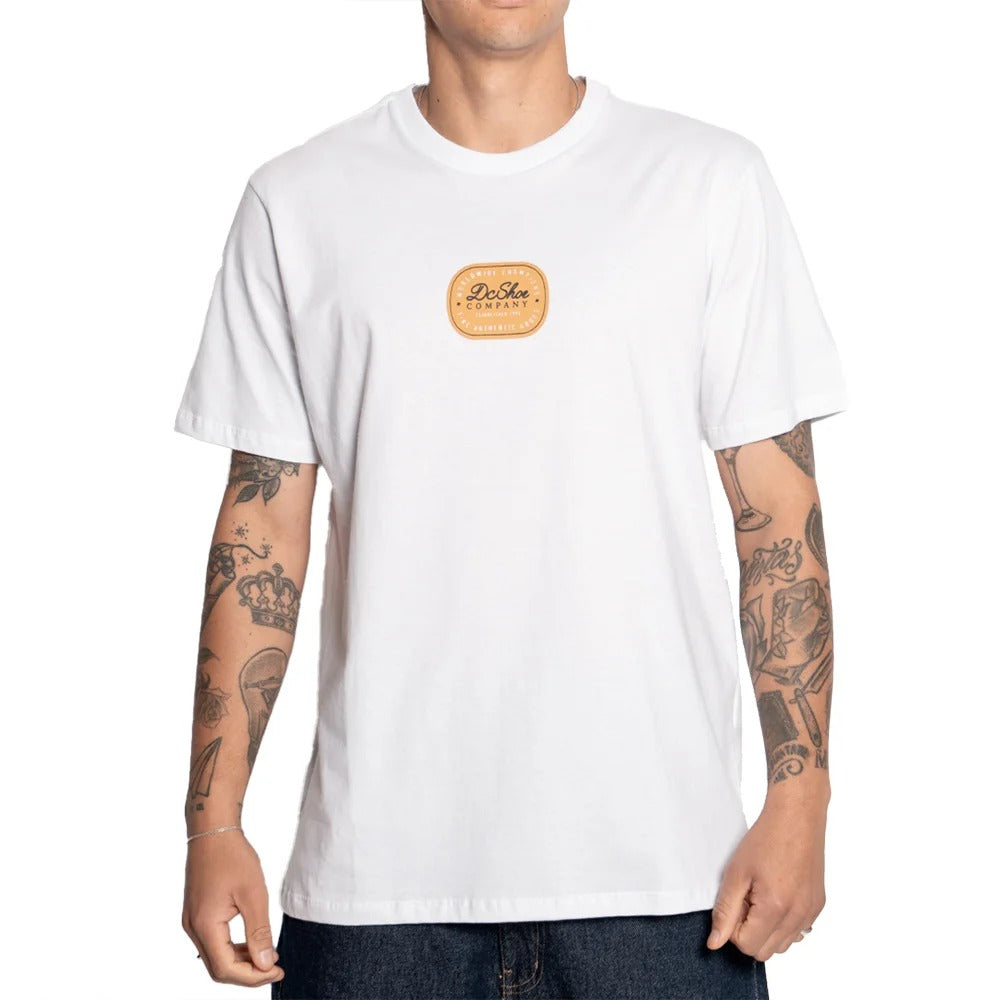Camiseta DC Shoes - Label It - Branco