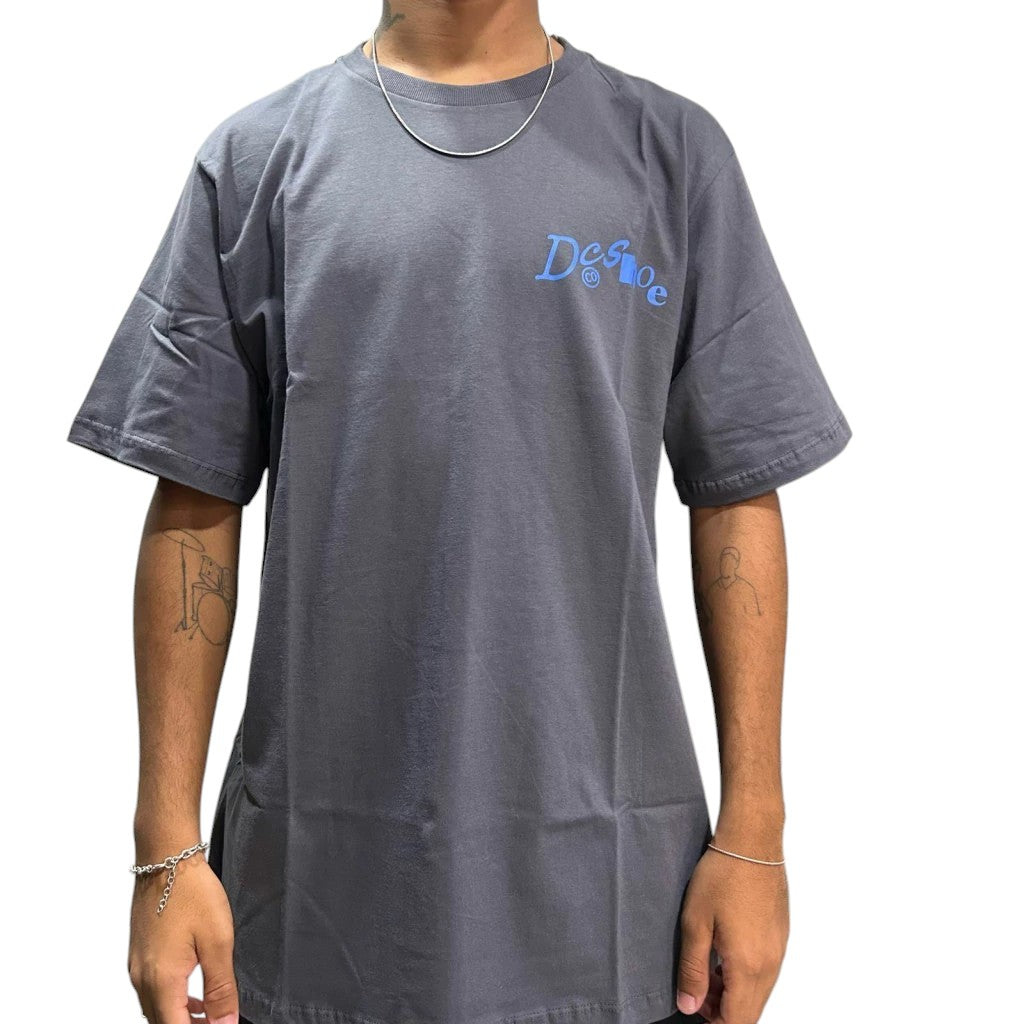 Camiseta DC Shoes - Worldwide 1994 - Cinza Escuro