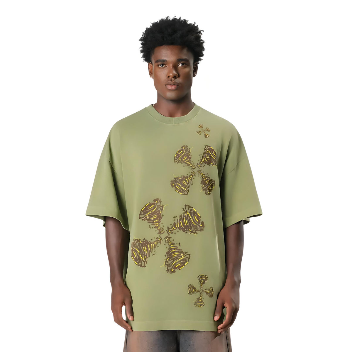 Camiseta The Saint - Oversized Redemoinho X - Dark Green