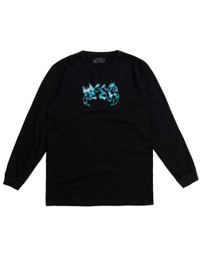 Camisa Stranger - Manga Longa Metallic Letters - Preto