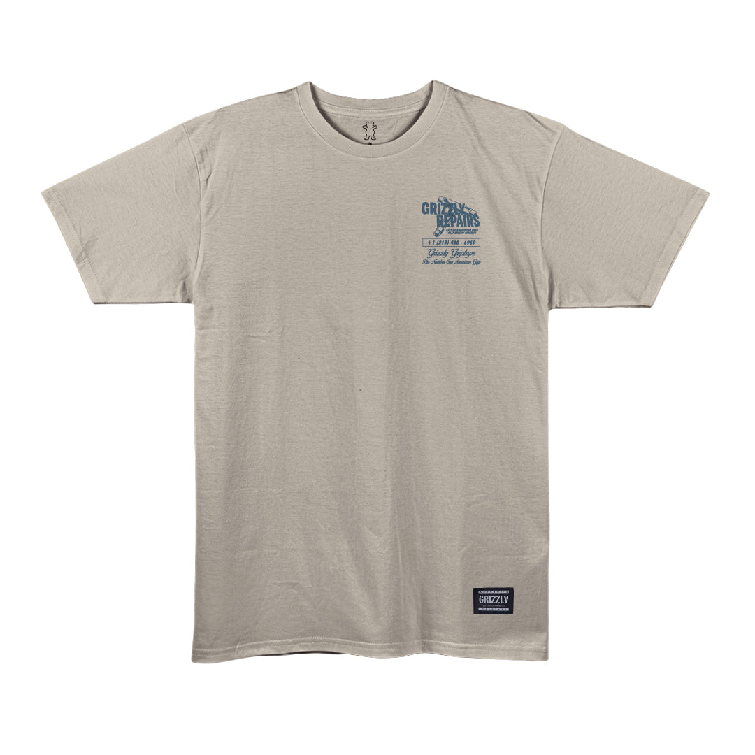 Camiseta Grizzly - Repairs Tee - New Sand