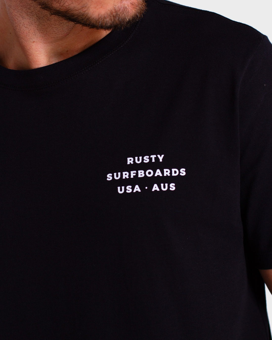 Camiseta Rusty - Supply - Preto