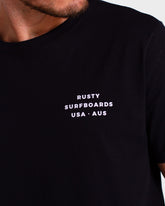 Camiseta Rusty - Supply - Preto