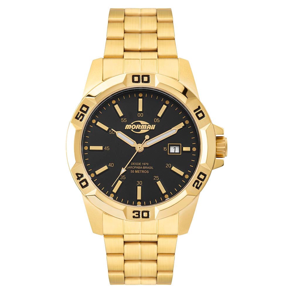 Relógio Mormaii Steel Basic Dourado - MO2317AI/1P