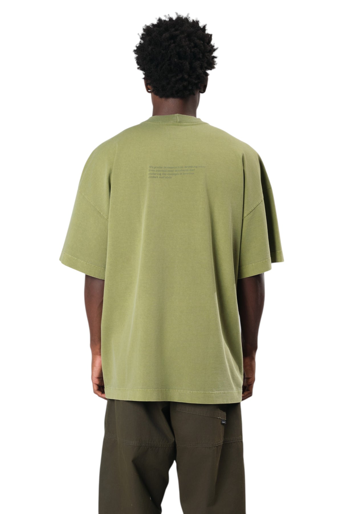Camiseta The Saint - Oversized THESAINT Stoned - Dark Green