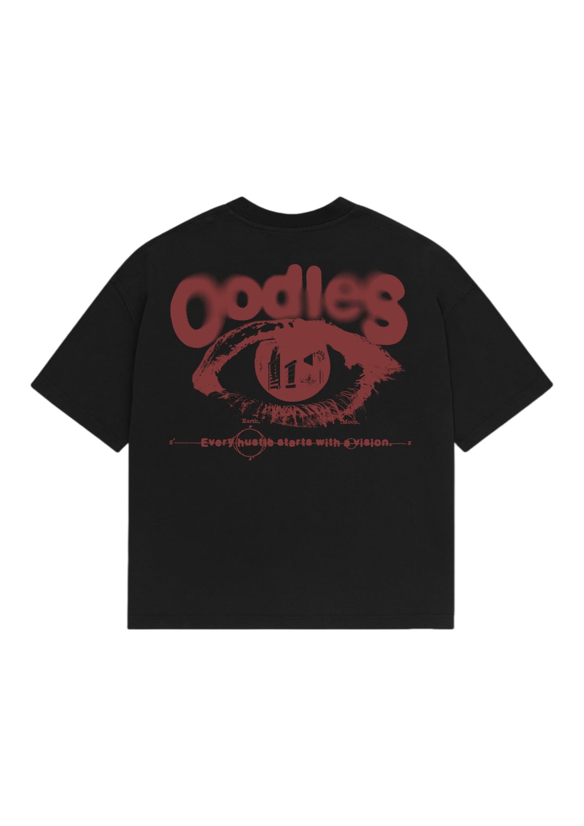 Camiseta Oodles - Eyes - Preto