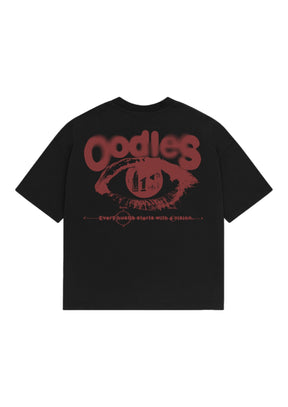 Camiseta Oodles - Eyes - Preto