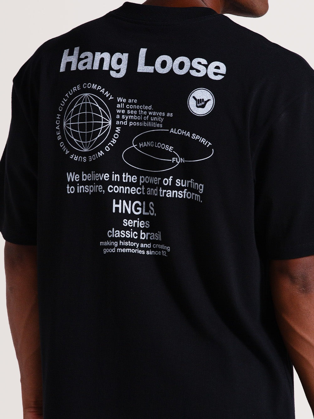 Camiseta Hang Loose - New Order - Preto