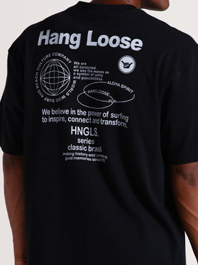 Camiseta Hang Loose - New Order - Preto