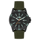 Relógio Mormaii Steel Basic Preto/Verde - MO2317AF/2P