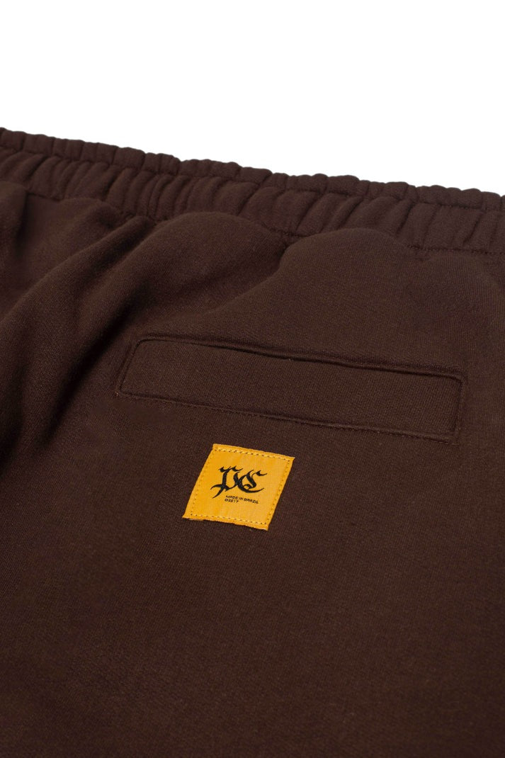 Calça Moletom Plano C - Sweat Pants Logo - Brown
