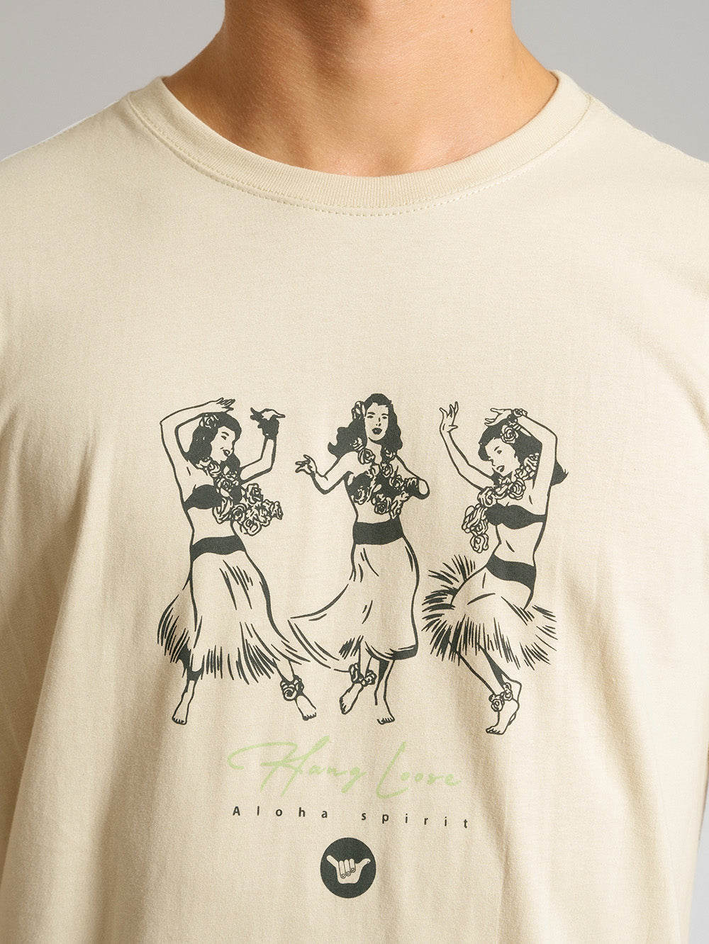 Camiseta Hang Loose - Ula - Areia