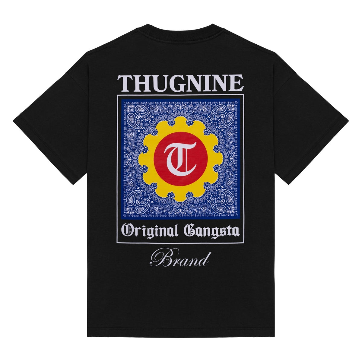 Camiseta Thug Nine - Oversized Bandana