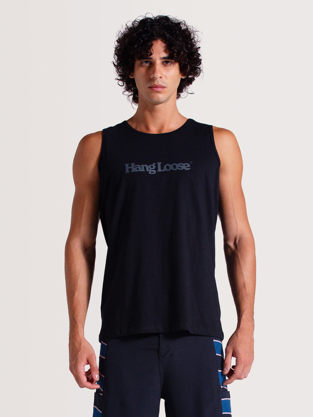 Regata Hang Loose - Typo - Preto