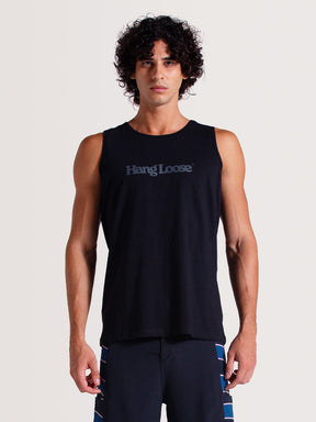 Regata Hang Loose - Typo - Preto