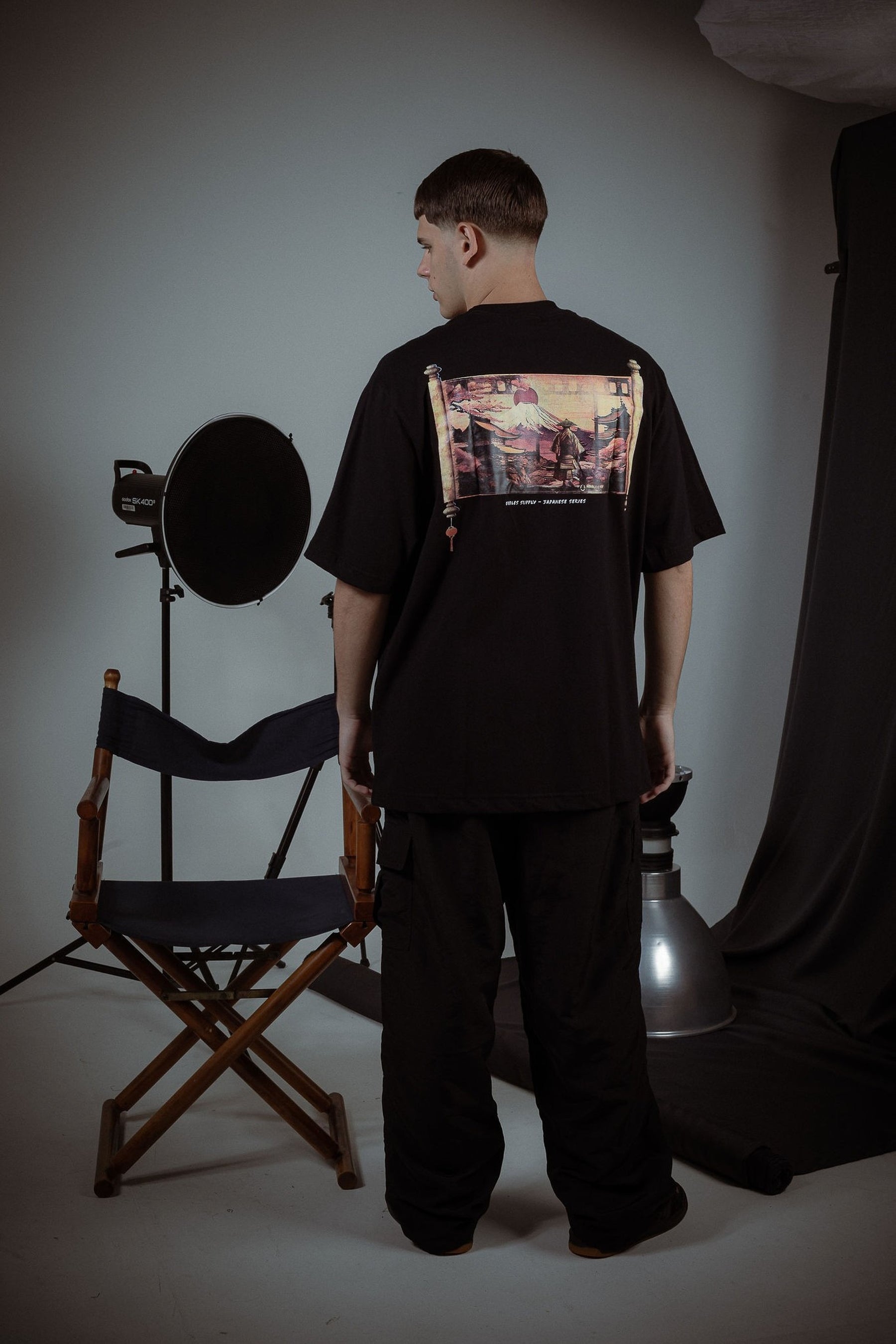 Camiseta Oodles - Japanese - Preto