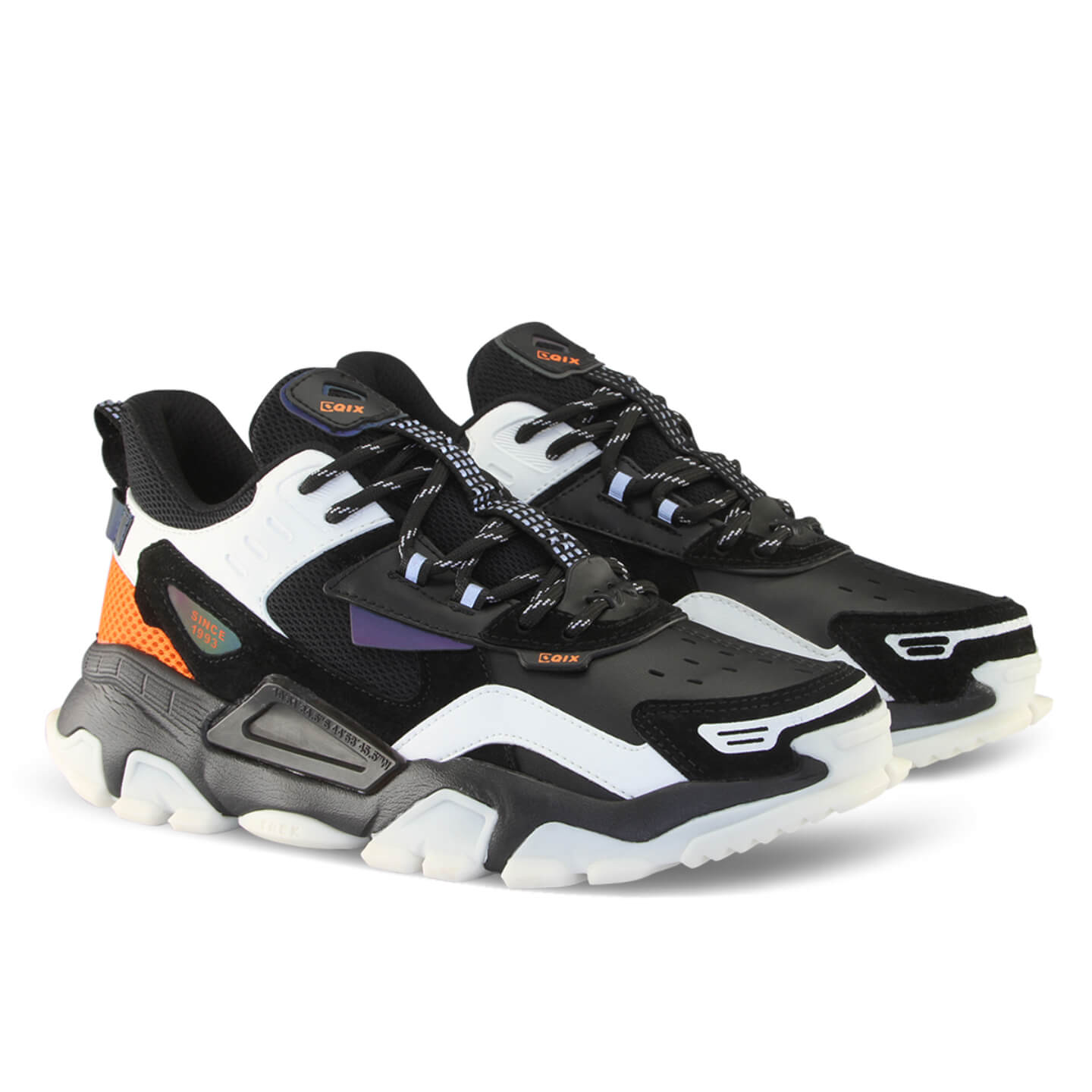 Tênis Qix - Trek Urban Hiking - Preto/Branco