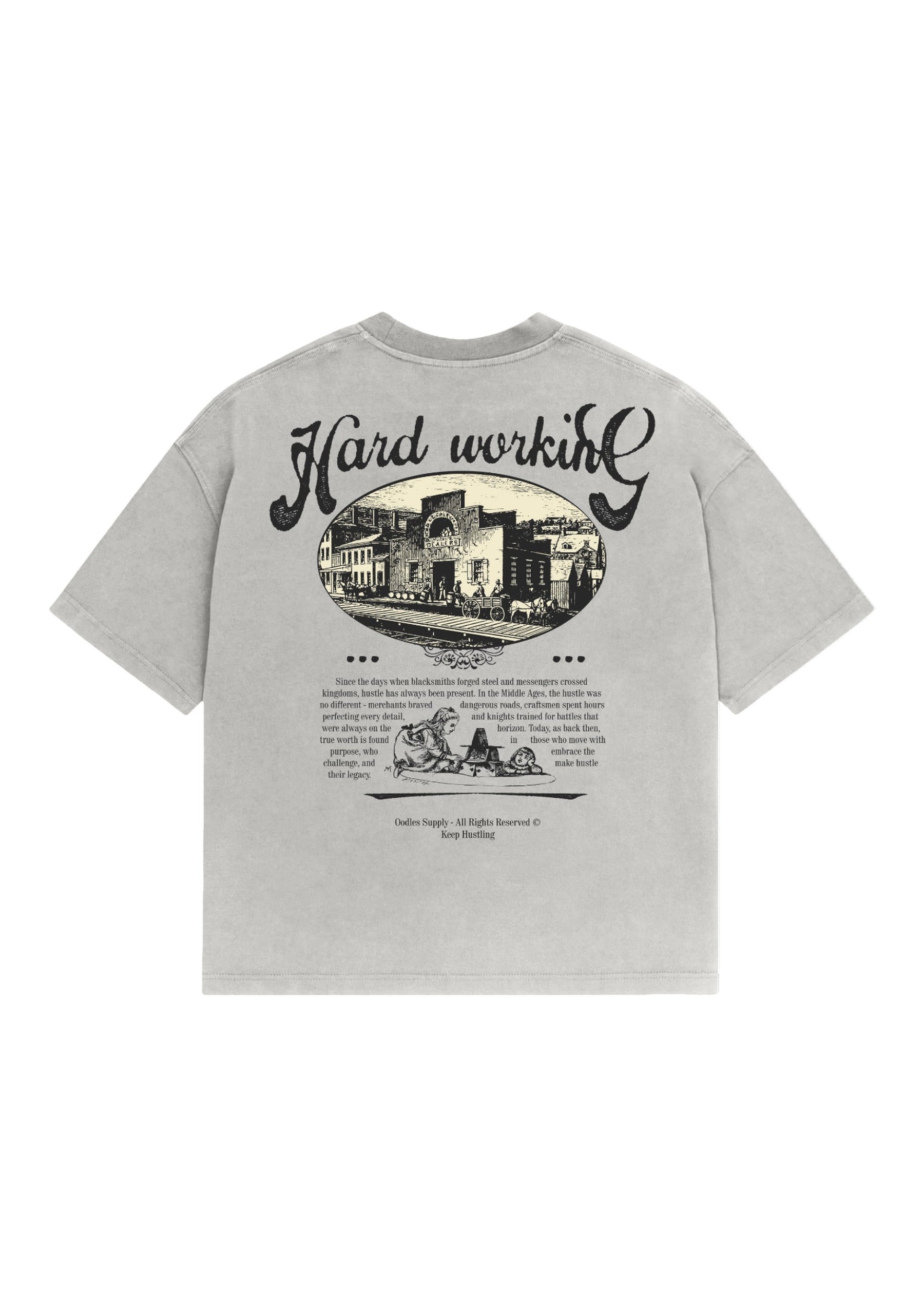 Camiseta Oodles - Middle Ages - Off White