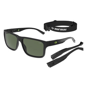 Óculos de Sol Mormaii - Ancara 3 - Preto com Amarelo/Amarelo Fluor/Lente G15 (11591)