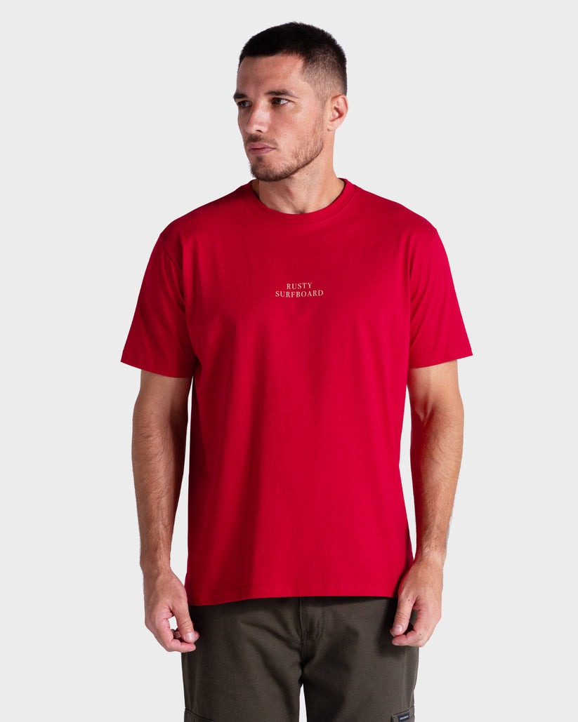 Camiseta Rusty - Planer - Vermelho