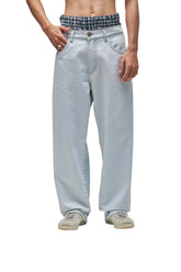 Calça Plano C - Baggy -  Denim Delave