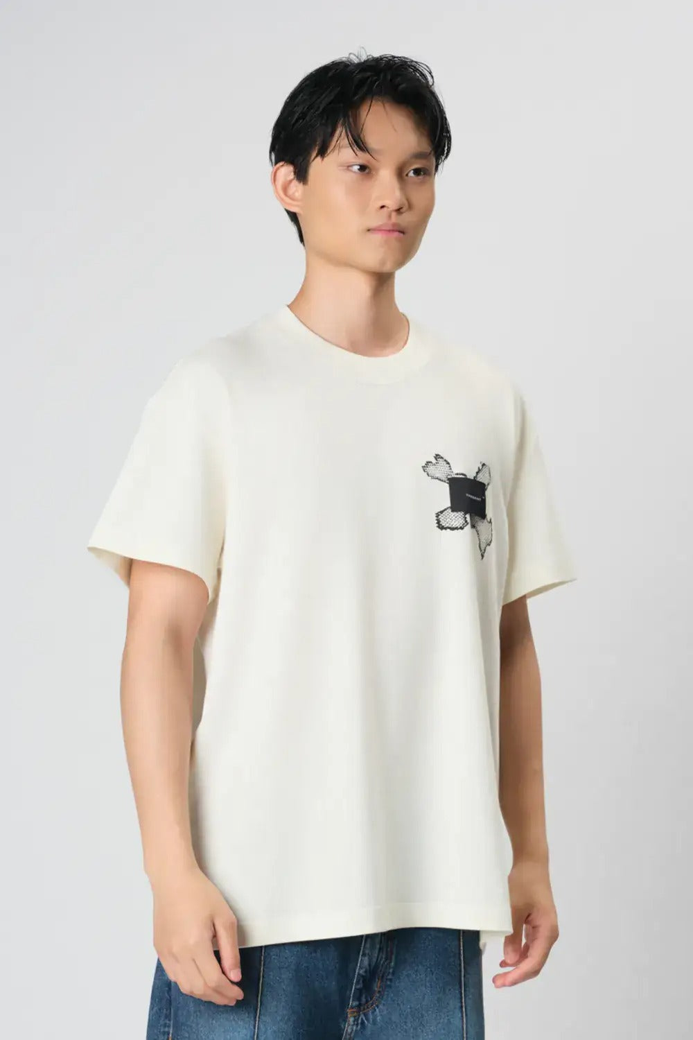 Camiseta The Saint - Boxy Escamas - Off White