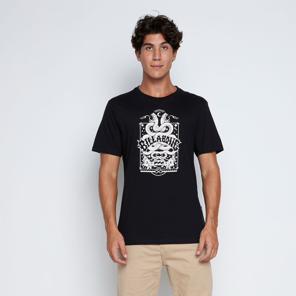 Camiseta Billabong - Snakey Arch - Preto