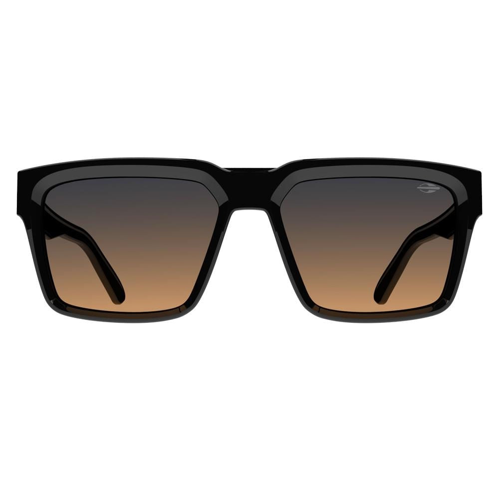 Óculos de Sol Mormaii - Miami - Preto Brilhoso/Lente Laranja (11280)