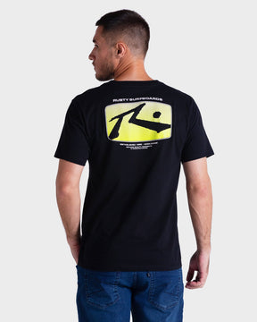 Camiseta Rusty - Opitcal - Preto