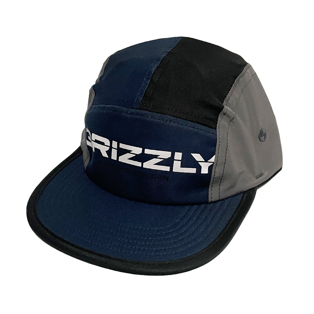 Boné Grizzly - Outdoor Division Huge 5 Panel - Black/Gray/Navy