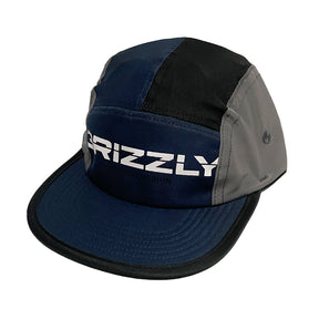 Boné Grizzly - Outdoor Division Huge 5 Panel - Black/Gray/Navy