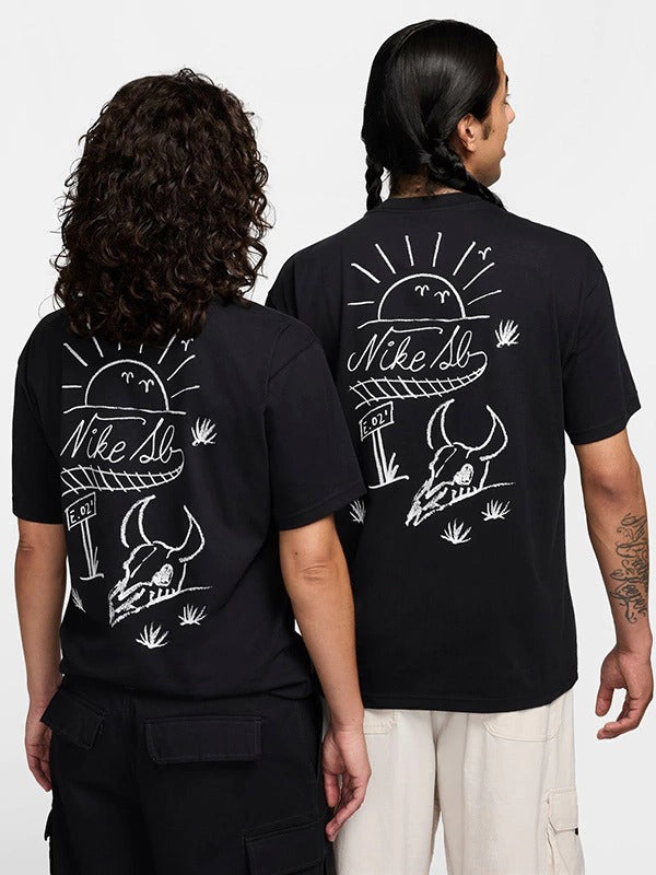 Camiseta Nike SB - Train Monike - Black