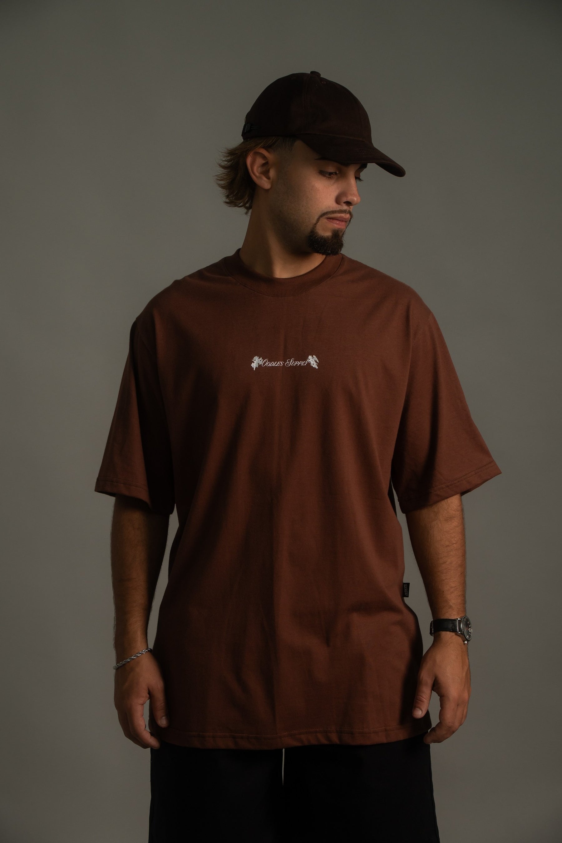 Camiseta Oodles - Guardian Angel - Marrom