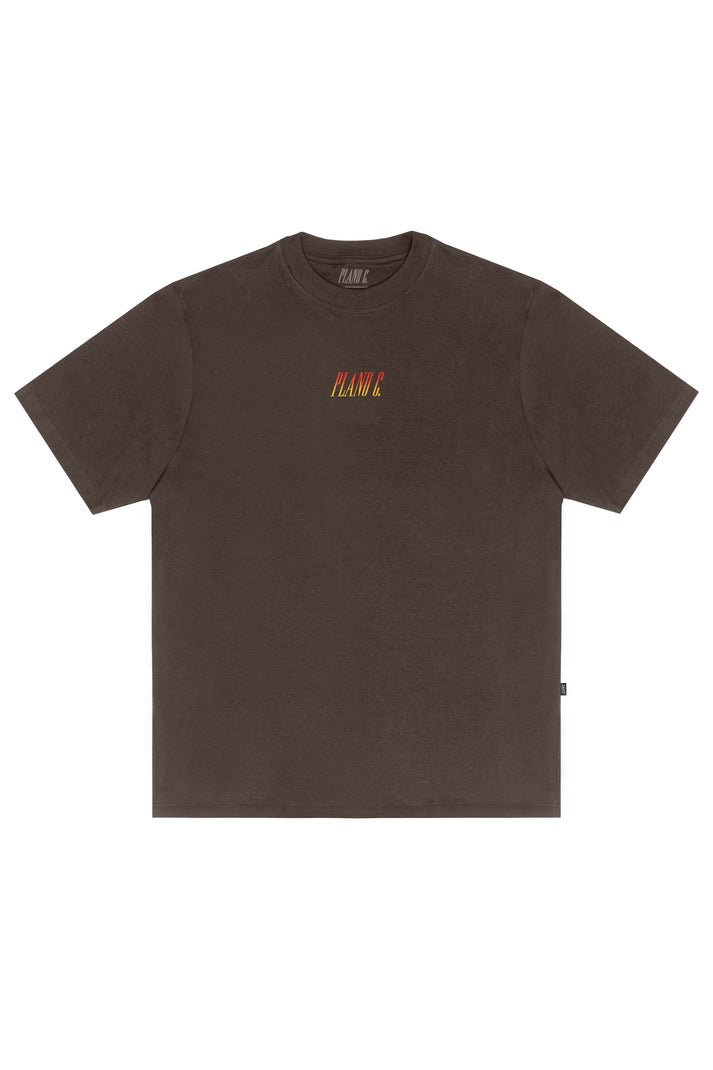 Camiseta Plano C - Flames - Brown