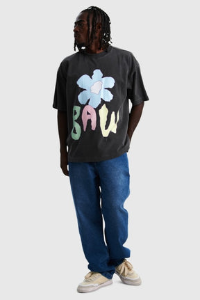 Camiseta BAW - Oversized Sunflowers - Preto Stoned