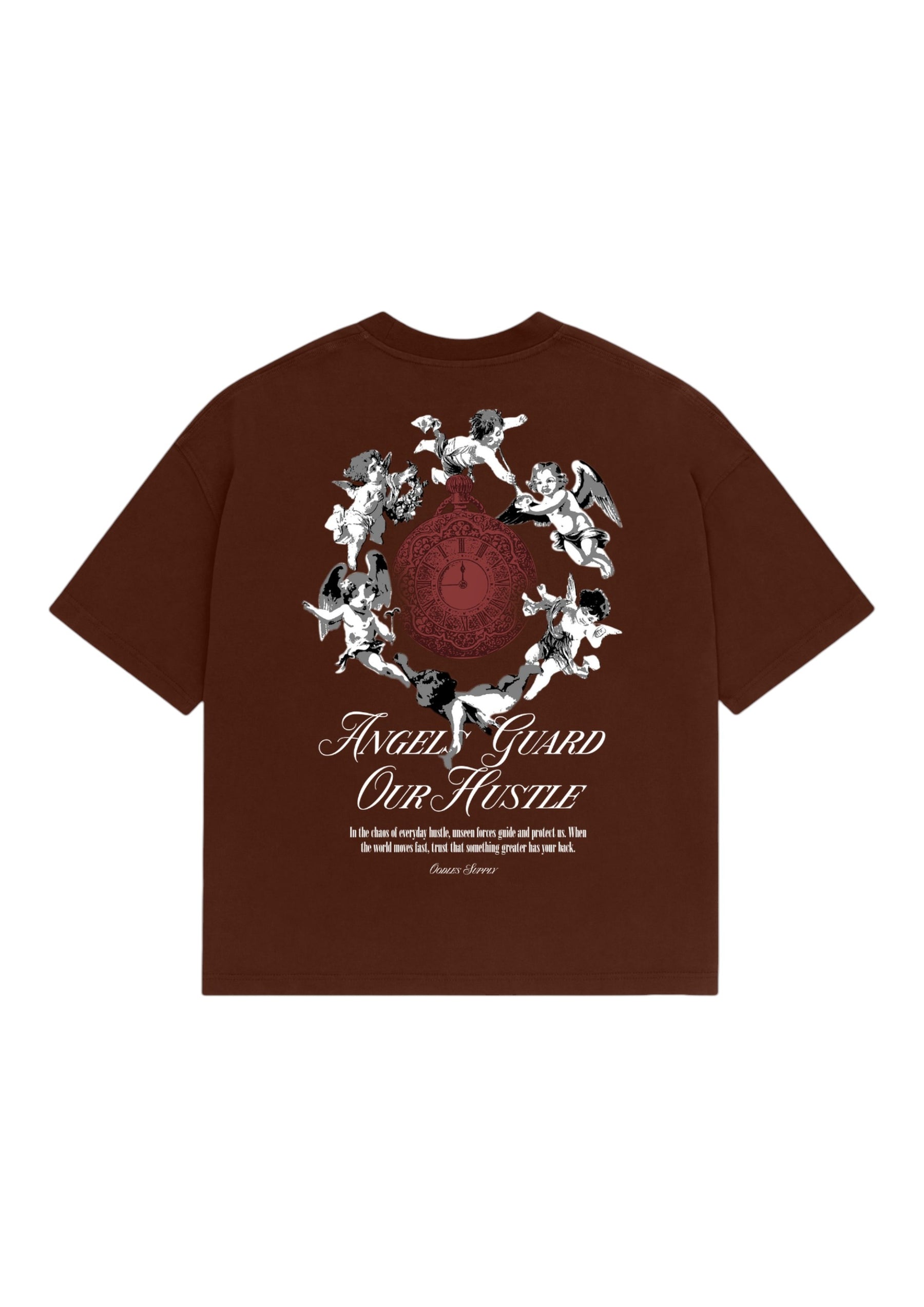 Camiseta Oodles - Guardian Angel - Marrom