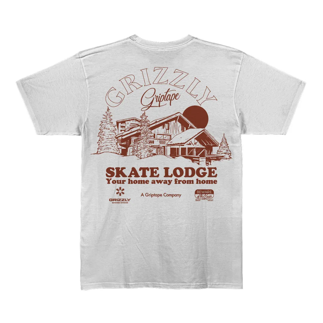 Camiseta Grizzly - Skate Lodge - White